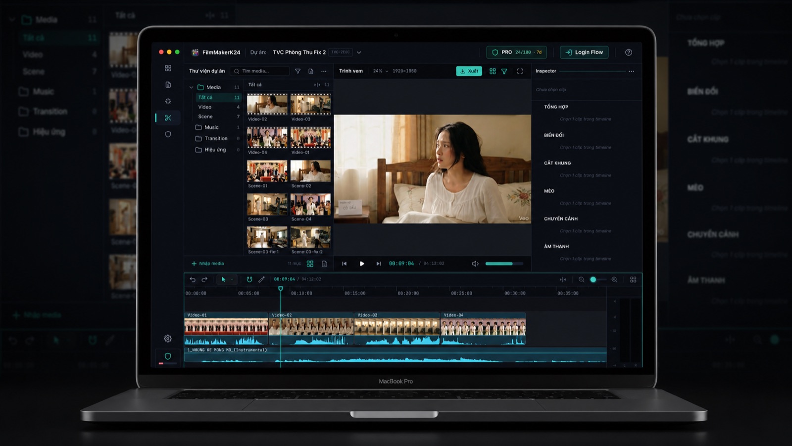 FilmMakerK24 editor